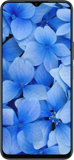 Силиконовый чехол Синие цветы для Huawei honor X6 - 526u-3341 изображение 