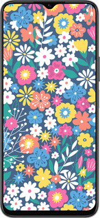 Силиконовый чехол Цветочный фон v4 для Huawei honor X6 - 5494u-3341 изображение 