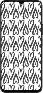 Силиконовый чехол Сердца v2 для Huawei honor X6 - 5497u-3341 изображение 