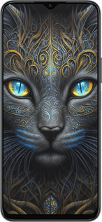 Силиконовый чехол Кошка для Huawei Honor X8 5G - 5548u-4149 изображение 