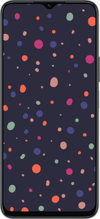 Силиконовый чехол Горошек v2 для Huawei honor X6 - 5599u-3341 изображение 