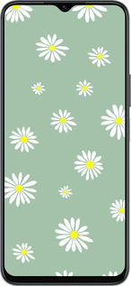 Силиконовый чехол Ромашки v4 для Huawei honor X6 - 5603u-3341 изображение 