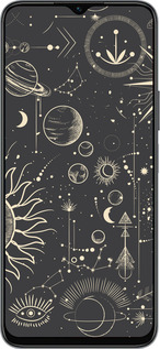 Силиконовый чехол Фаза луны для Huawei honor X6 - 5605u-3341 изображение 