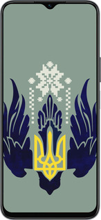 Силиконовый чехол Тризуб с крыльями для Huawei honor X6 - 5640u-3341 изображение 