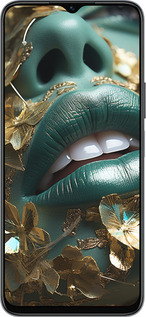 Силіконовий чехол Губи 2 для Huawei Honor X8 5G - 5667u-4149 изображение 