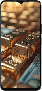 Силиконовый чехол Сияние золота для Huawei honor X6 - 6104u-3341 изображение 