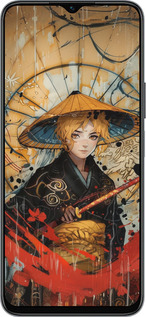 Силиконовый чехол Самурайская отвага для Huawei Honor X8 5G - 6115u-4149 изображение 