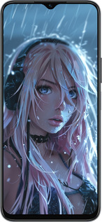 Силиконовый чехол Неоновый дождь для Huawei honor X6 - 6119u-3341 изображение 