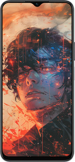 Силиконовый чехол Лицо в пламени для Huawei honor X6 - 6127u-3341 изображение 