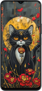 Силиконовый чехол China Cat для Huawei Honor X8 5G - 6134u-4149 изображение 