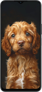 Силиконовый чехол Cocker spaniel на черном фоне для Huawei honor X6 - 6137u-3341 изображение 