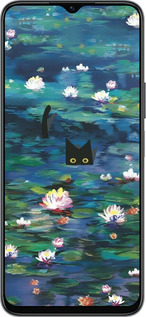 Силиконовый чехол Чехол с изображением водяных лилий Моне и кошек для Huawei Honor X8 5G - 6399u-4149 изображение 