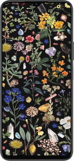 Силиконовый чехол С цветами для Huawei honor X6 - 6422u-3341 изображение 