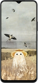 Силиконовый чехол Призрак в поле для Huawei honor X6 - 6427u-3341 изображение 