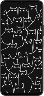 Силиконовый чехол С изображением кошек для Huawei honor X6 - 6470u-3341 изображение 