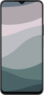 Силиконовый чехол С фиолетовым и бирюзовым ретро-стилем и волнами для Huawei honor X6 - 6533u-3341 изображение 