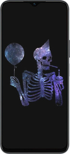 Силиконовый чехол Скелетное искусство для Huawei honor X6 - 6536u-3341 изображение 