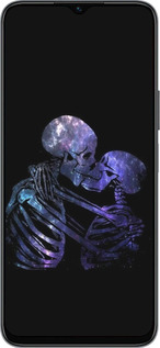 Силиконовый чехол С изображением скелета для Huawei honor X6 - 6537u-3341 изображение 