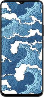 Силиконовый чехол Абстрактный рисунок морских волн для Huawei Honor X8 5G - 6538u-4149 изображение 
