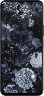 Силиконовый чехол Абстрактный цветочный рисунок в синих тонах для Huawei Honor X8 5G - 6539u-4149 изображение 