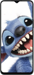 Силиконовый чехол Стич для Huawei Honor X8 5G - 6684u-4149 изображение 