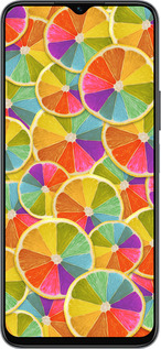 Силиконовый чехол Разноцветные дольки лимона для Huawei honor X6 - 861u-3341 изображение 