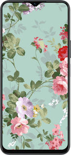 Силиконовый чехол Цветочные обои 2 для Huawei honor X6 - 862u-3341 изображение 