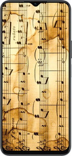 Силиконовый чехол Ноты для Huawei honor X6 - 905u-3341 изображение 