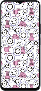 Силиконовый чехол Смешные коты для Huawei Honor X8 5G - 907u-4149 изображение 