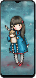 Силиконовый чехол Девочка с зайчиком для Huawei honor X6 - 915u-3341 изображение 