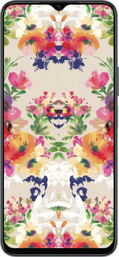 Силиконовый чехол Цветочный узор для Huawei Honor X8 5G - 1083u-4149 изображение 