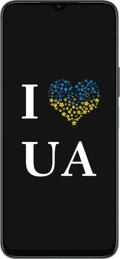 Силиконовый чехол I love UA для Huawei honor X6 - 1112u-3341 изображение 