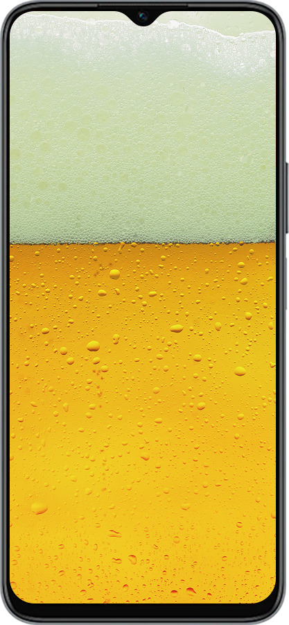 Силиконовый чехол Пиво для Huawei honor X6 - 1145u-3341 изображение 