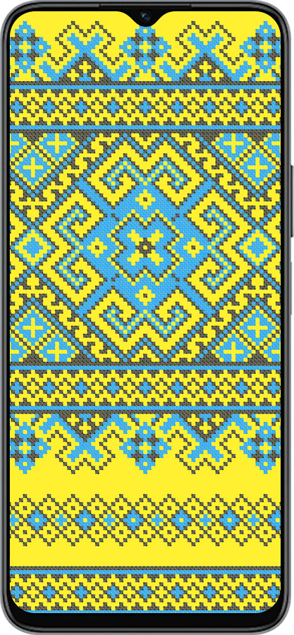 Силиконовый чехол Вышиванка 41 для Huawei Honor X8 5G - 1175u-4149 изображение 