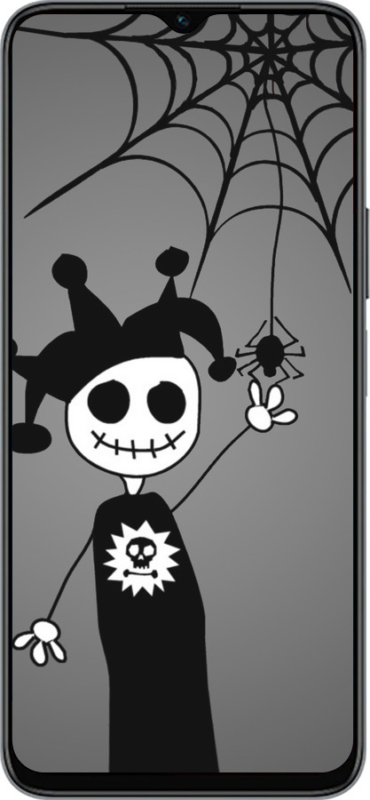 Силиконовый чехол Happy Halloween для Huawei Honor X8 5G - 1188u-4149 изображение 