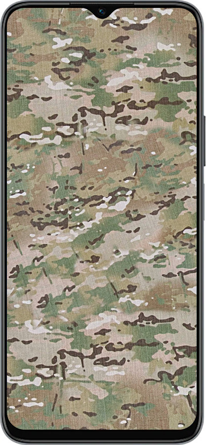 Силиконовый чехол Камуфляж v5 для Huawei Honor X8 5G - 1201u-4149 изображение 