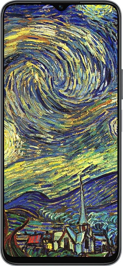 Силиконовый чехол Винсент Ван Гог. Звёздная ночь для Huawei honor X6 - 163u-3341 изображение 