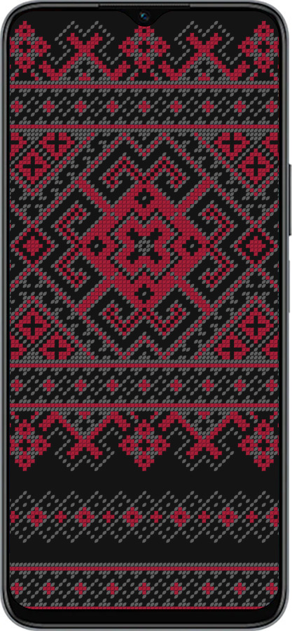 Силіконовий чехол Вишиванка 52 для Huawei Honor X8 5G - 1763u-4149 изображение 