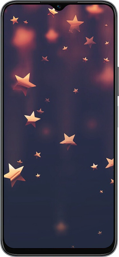 Силиконовый чехол Падающие звезды для Huawei honor X6 - 3974u-3341 изображение 