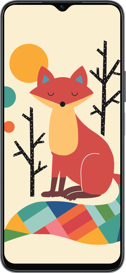 Силиконовый чехол Rainbow fox для Huawei honor X6 - 4010u-3341 изображение 