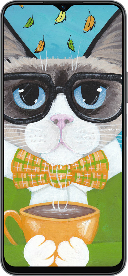 Силіконовий чехол Cat&Coffee для Huawei honor X6 - 4053u-3341 изображение 