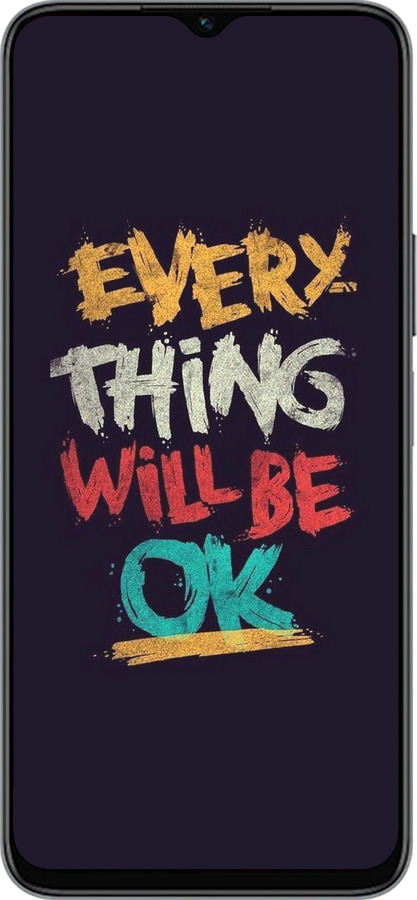Силиконовый чехол Все будет хорошо для Huawei honor X6 - 4068u-3341 изображение 