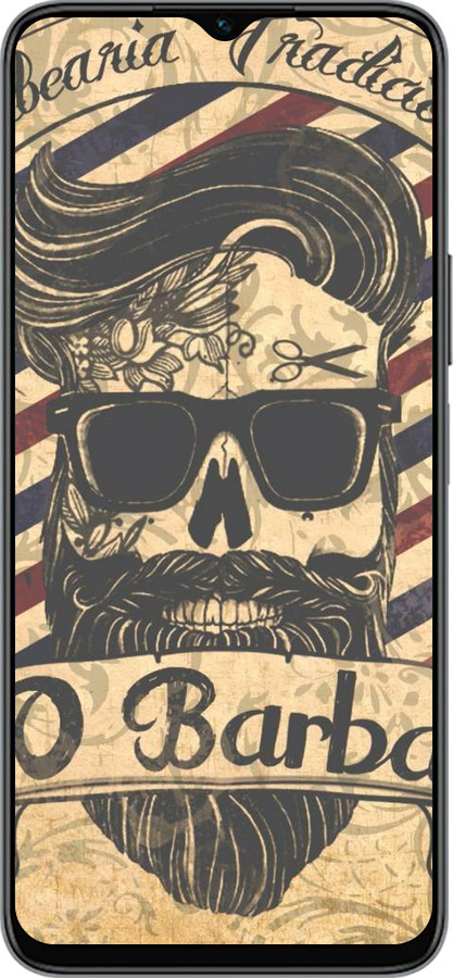 Силиконовый чехол Barber Shop для Huawei honor X6 - 4097u-3341 изображение 