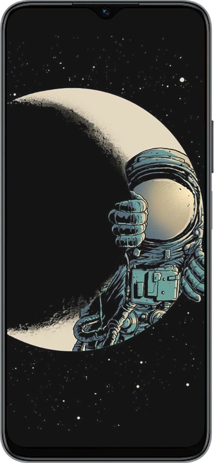 Силиконовый чехол Астронавт для Huawei honor X6 - 4134u-3341 изображение 