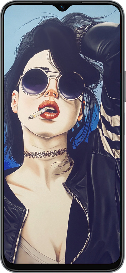 Силиконовый чехол Девушка на стиле для Huawei honor X6 - 4151u-3341 изображение 