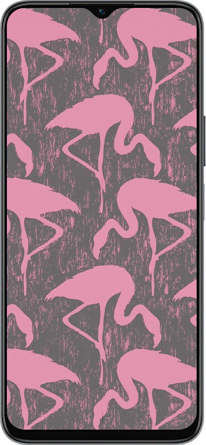 Силиконовый чехол Vintage-Flamingos для Huawei honor X6 - 4171u-3341 изображение 