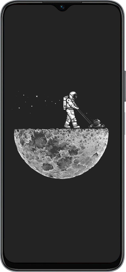 Силиконовый чехол Moon in dark для Huawei honor X6 - 4176u-3341 изображение 