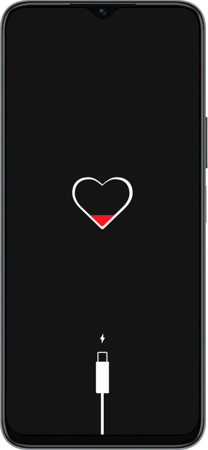 Силиконовый чехол Подзарядка сердца для Huawei honor X6 - 4274u-3341 изображение 