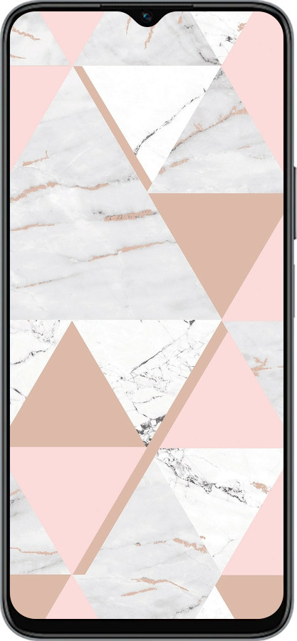 Силиконовый чехол Мраморная симметрия для Huawei honor X6 - 4344u-3341 изображение 