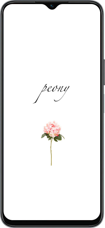 Силиконовый чехол Пион для Huawei Honor X8 5G - 4366u-4149 изображение 